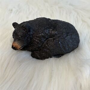 (164)Charming Black Bear Figurine